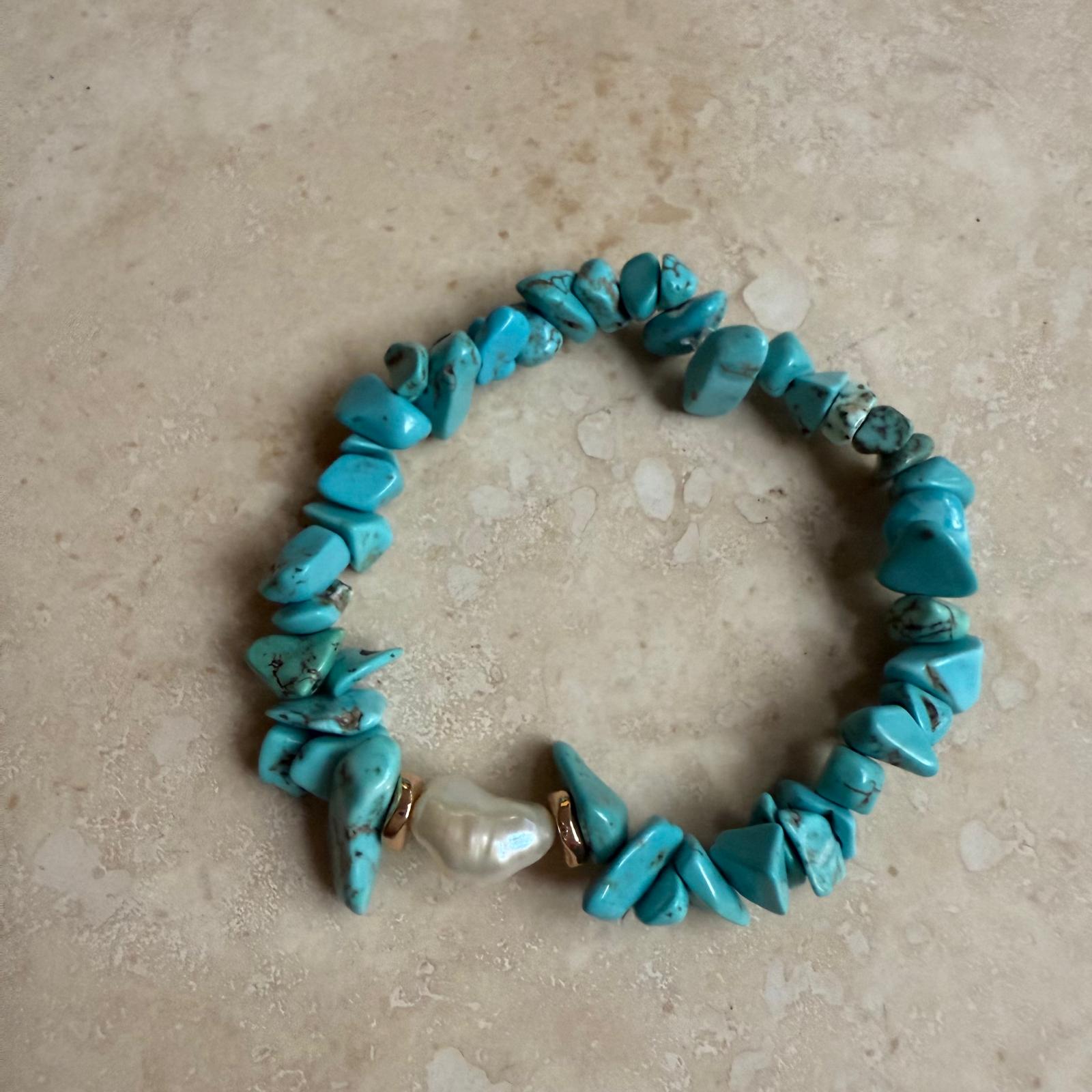 Oasis stone pearl Bracelet