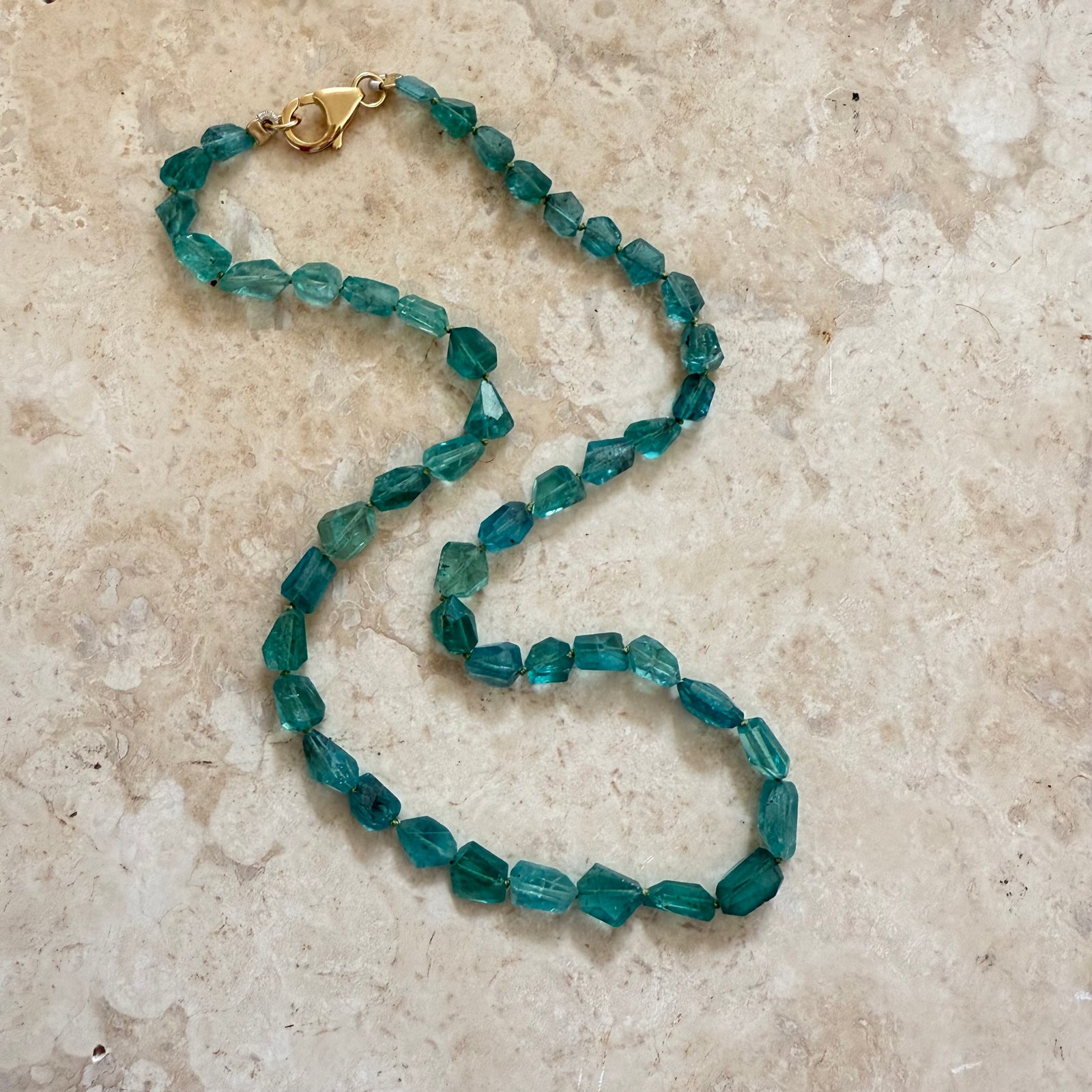 Apatite Stone Necklace