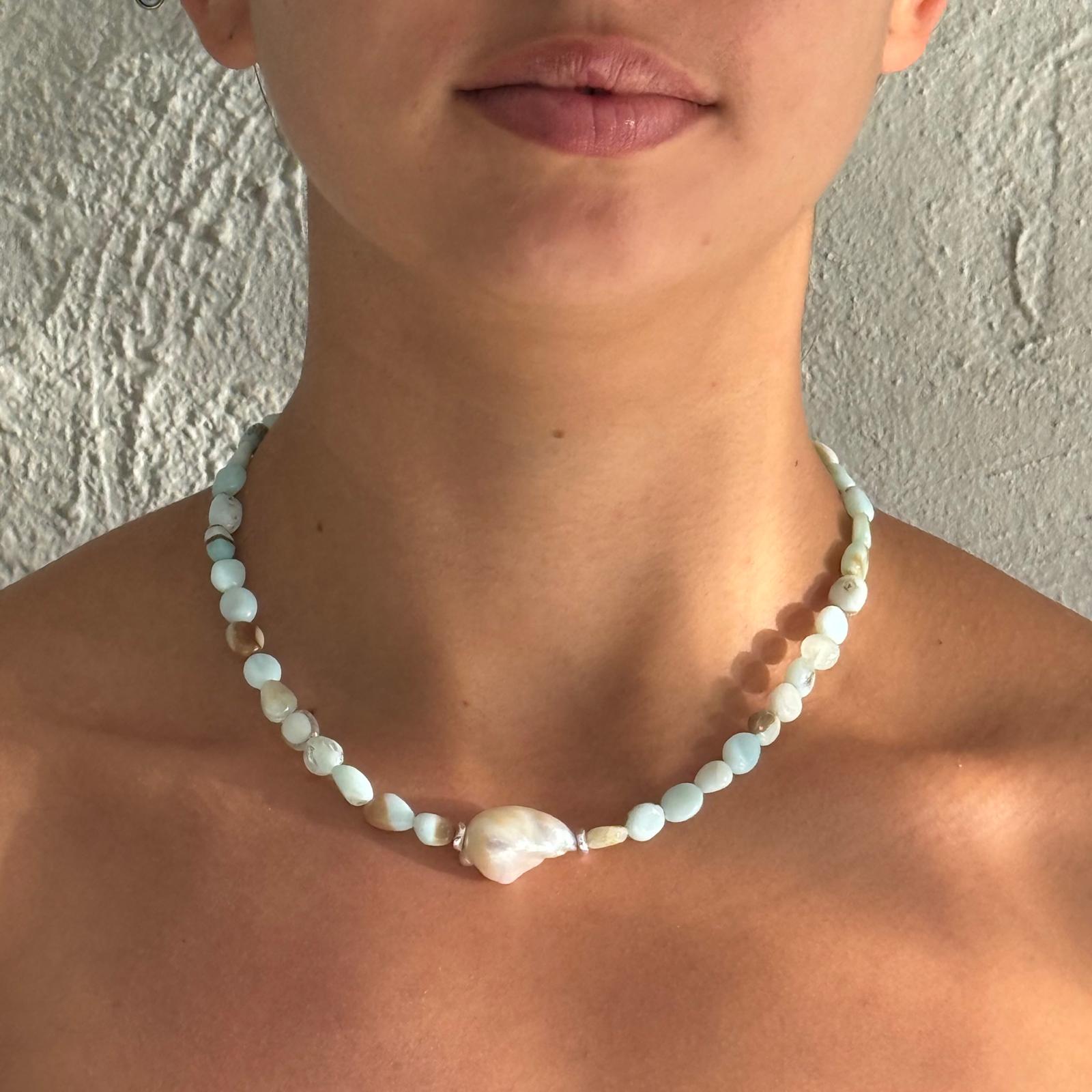 Peruvian Opal Necklace