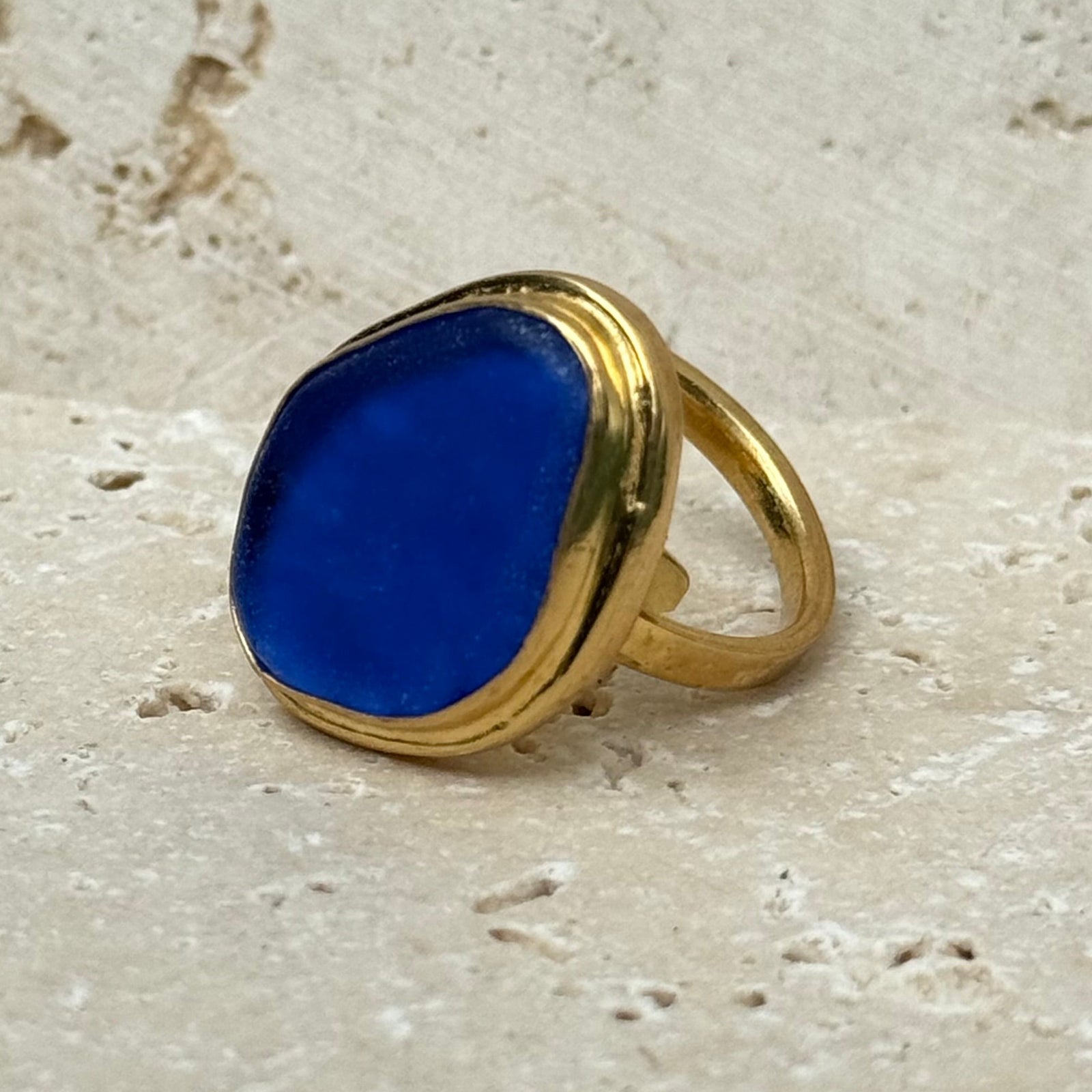 Boudi - Seaglass Adjustable Ring