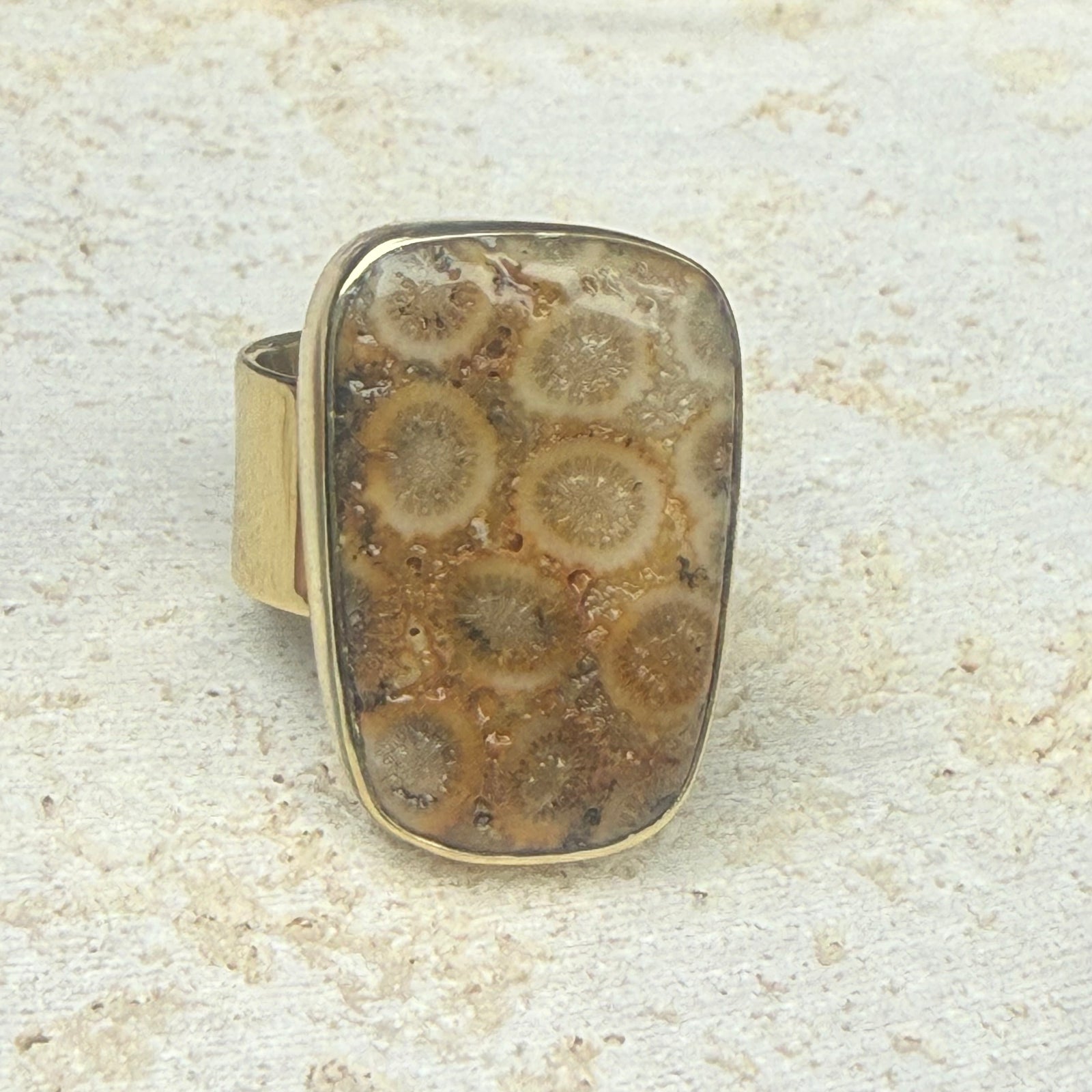 Gemstone Statement Ring (adjustable)