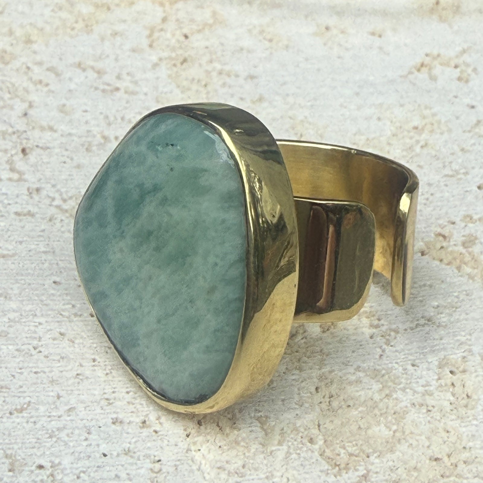 Gemstone Statement Ring (adjustable)