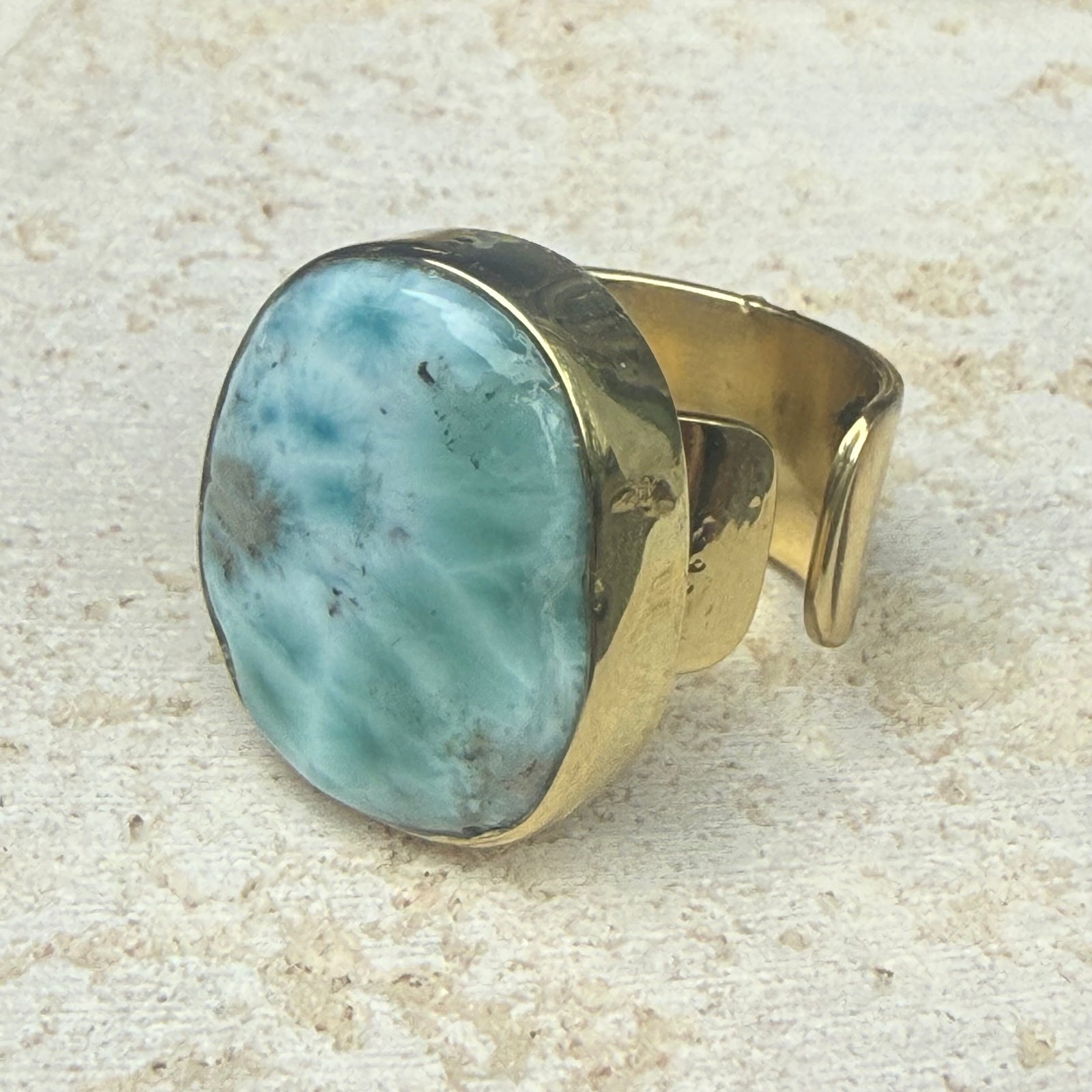 Gemstone Statement Ring (adjustable)