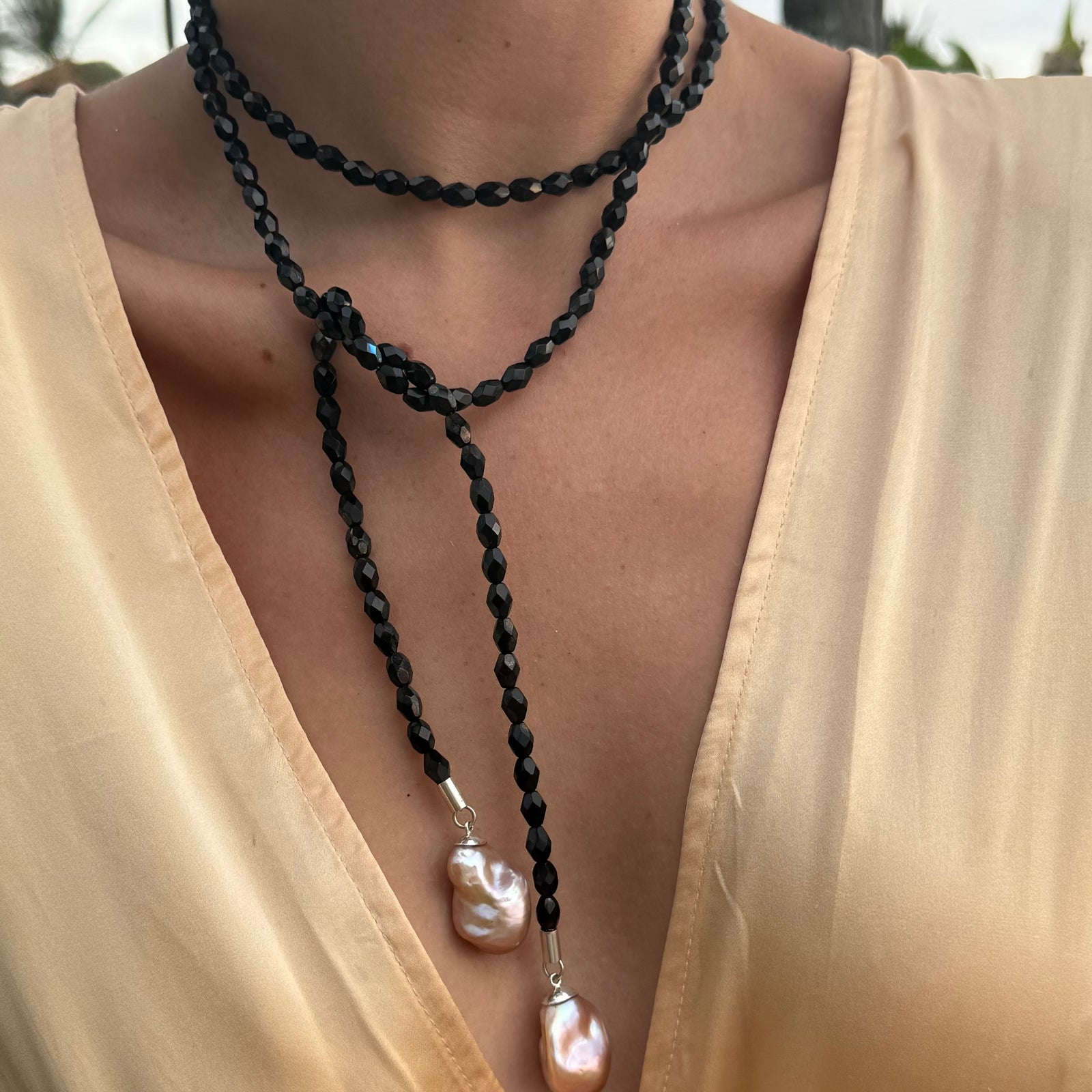 Baroque Pearl crystal Lariette