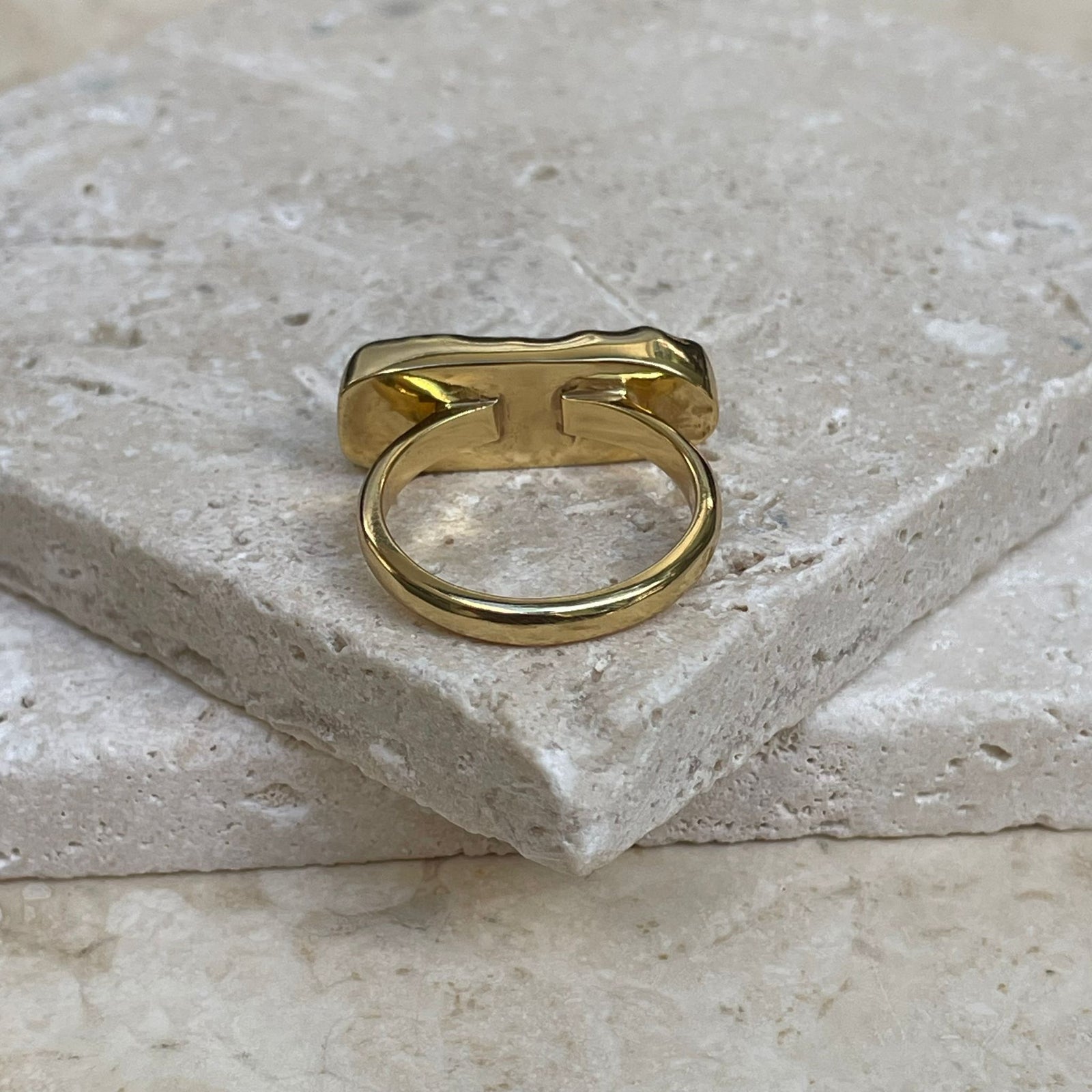 Taormina Pearl Bar Ring