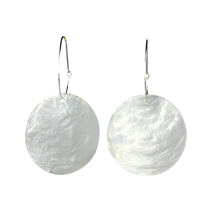 Full Moon Hoops Silver and Gold