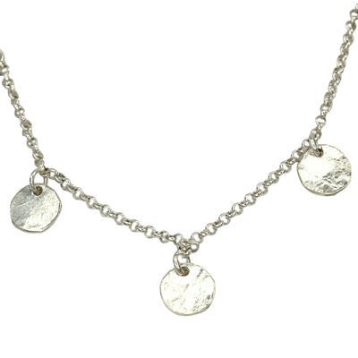 Silver Moon Glimmer Necklace