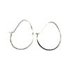 Oval Hoops in Silver or Gold