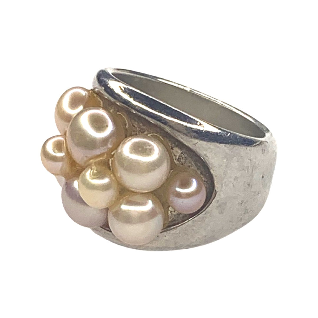 Pearly Pools Ring in Silver or Gold