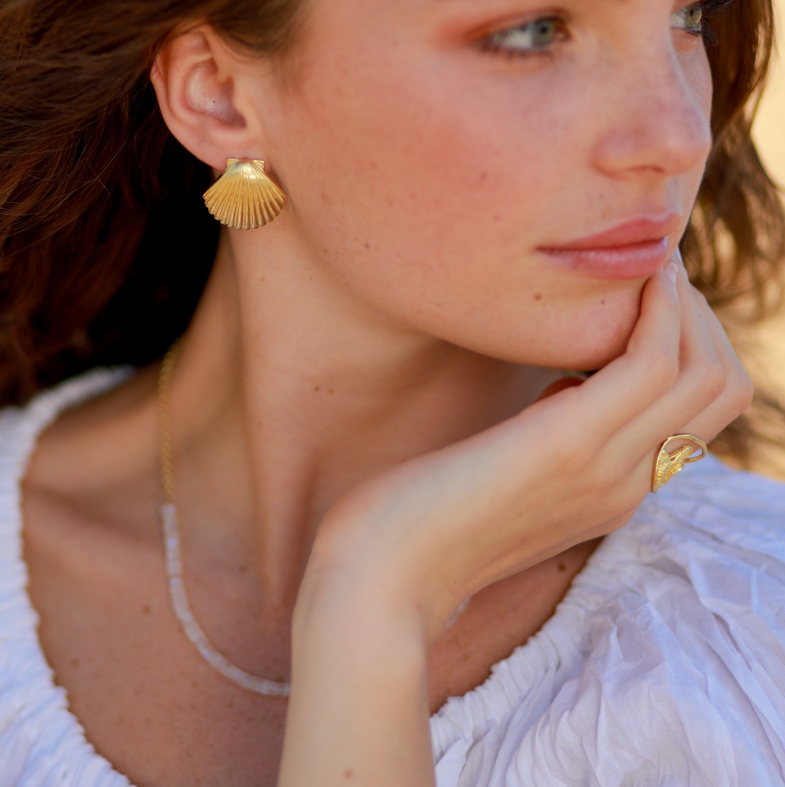 VENUS EARRINGS silver or gold