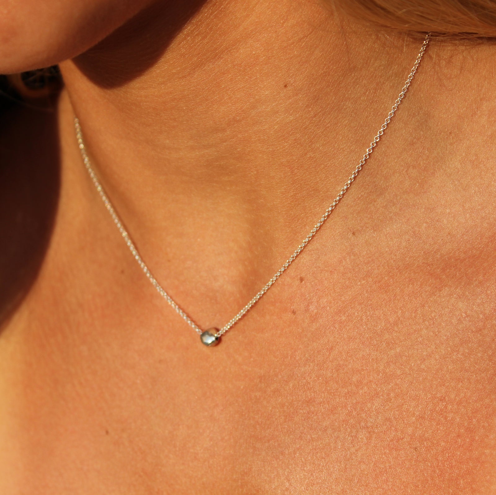 Beach Pebble Necklace