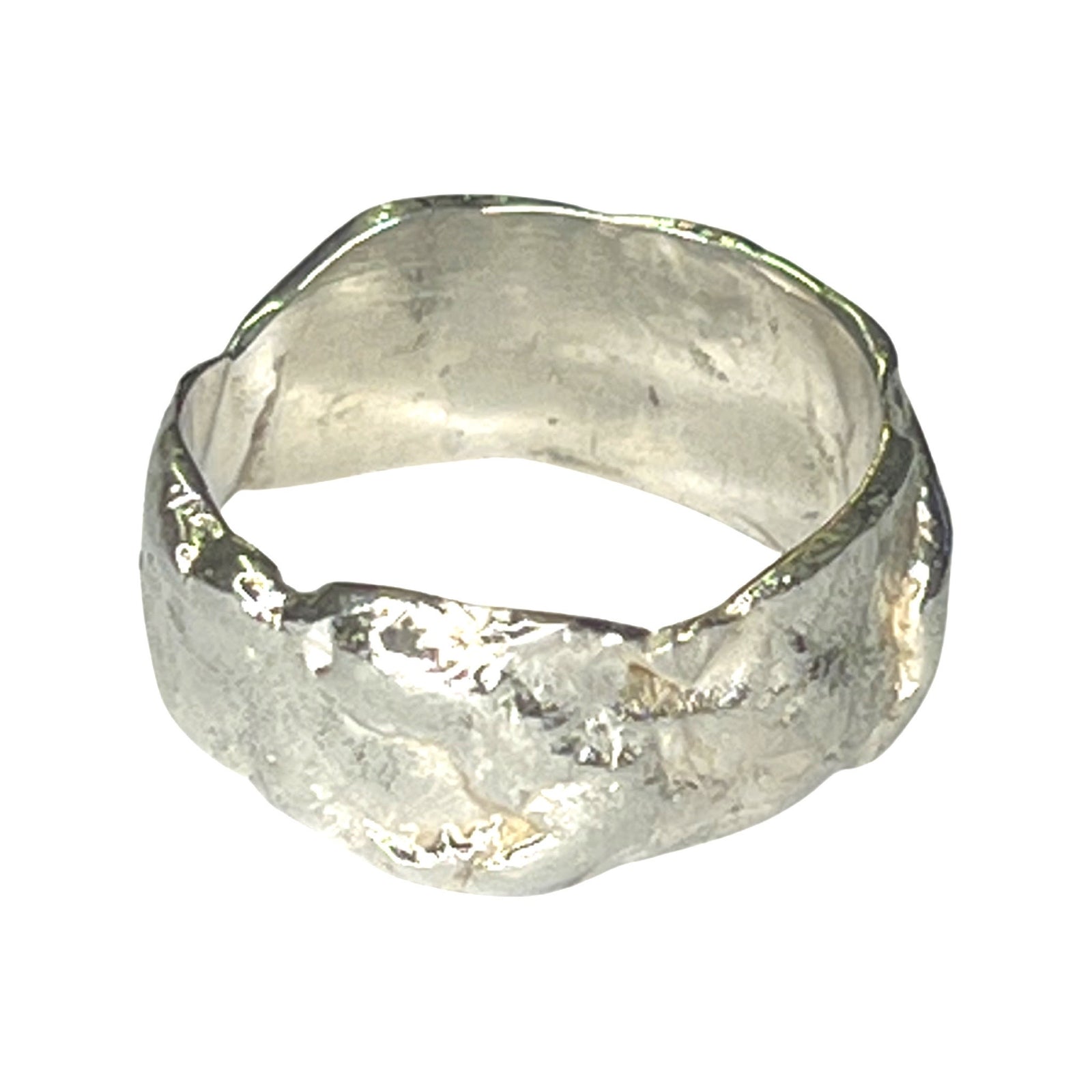 Silver Moon Ring