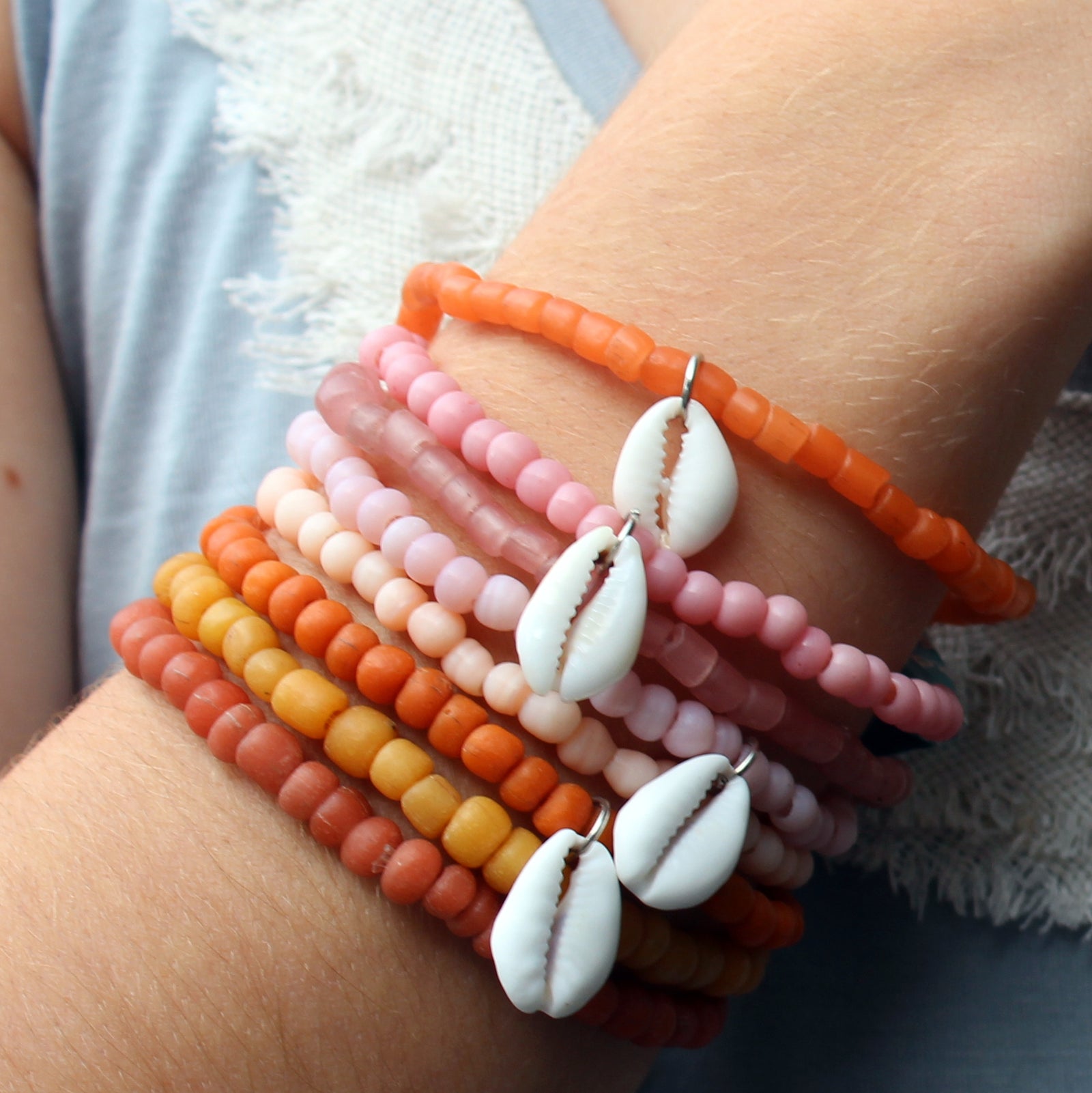 Recycled Glass Bracelets