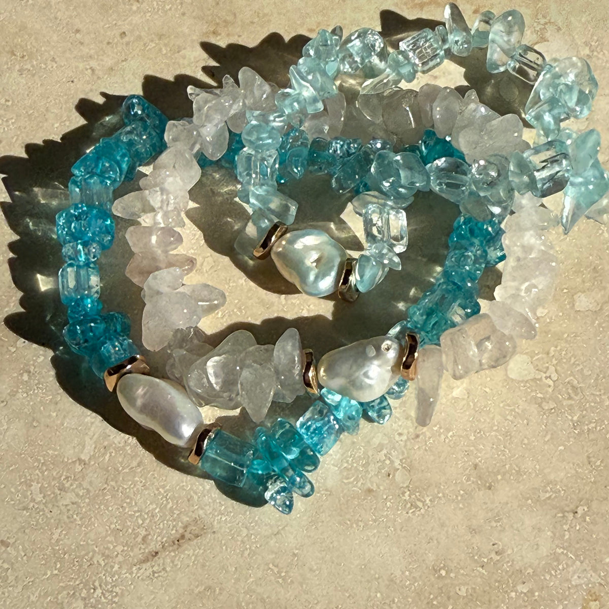 Oasis stone pearl Bracelet