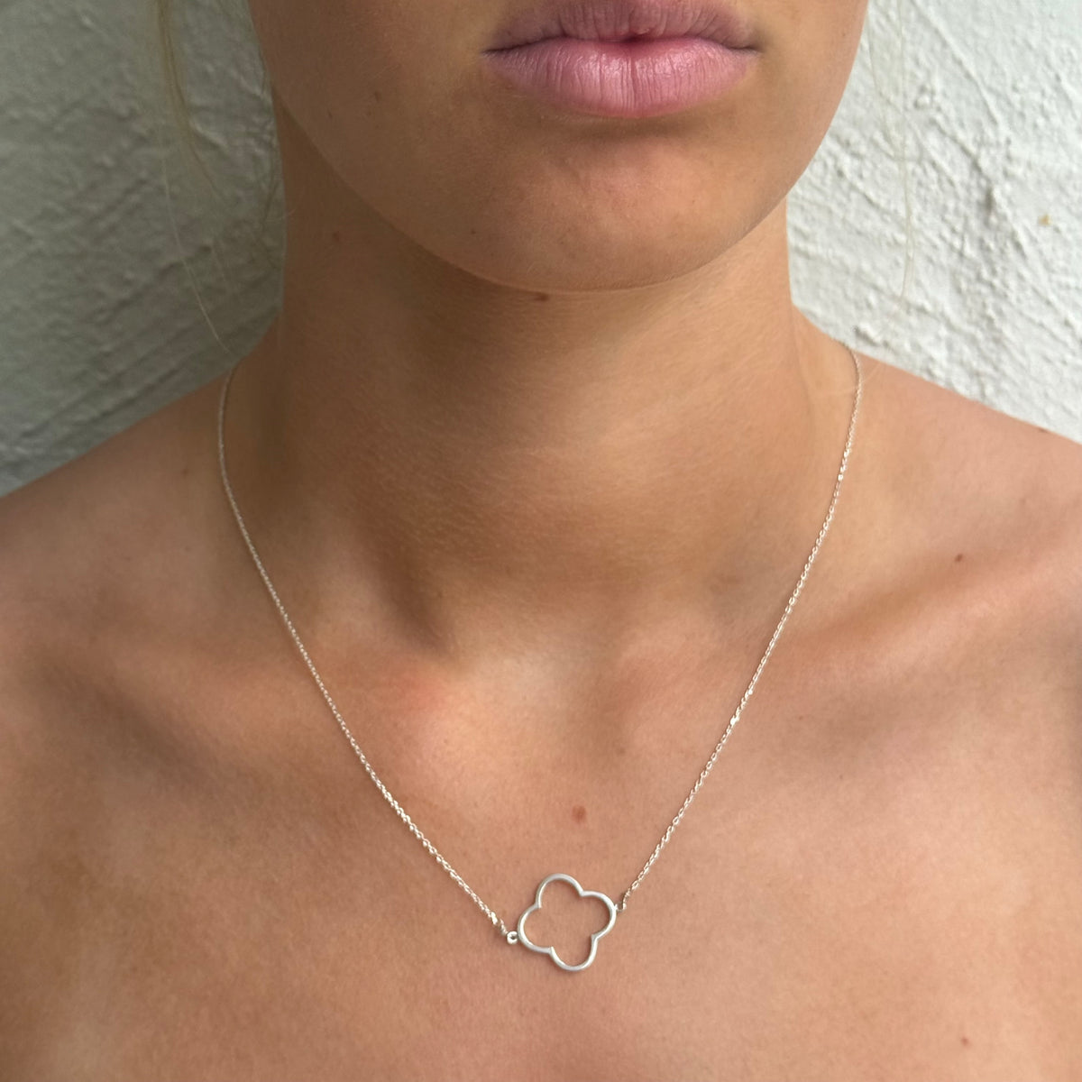 Four Leaf Clover - silver and gold