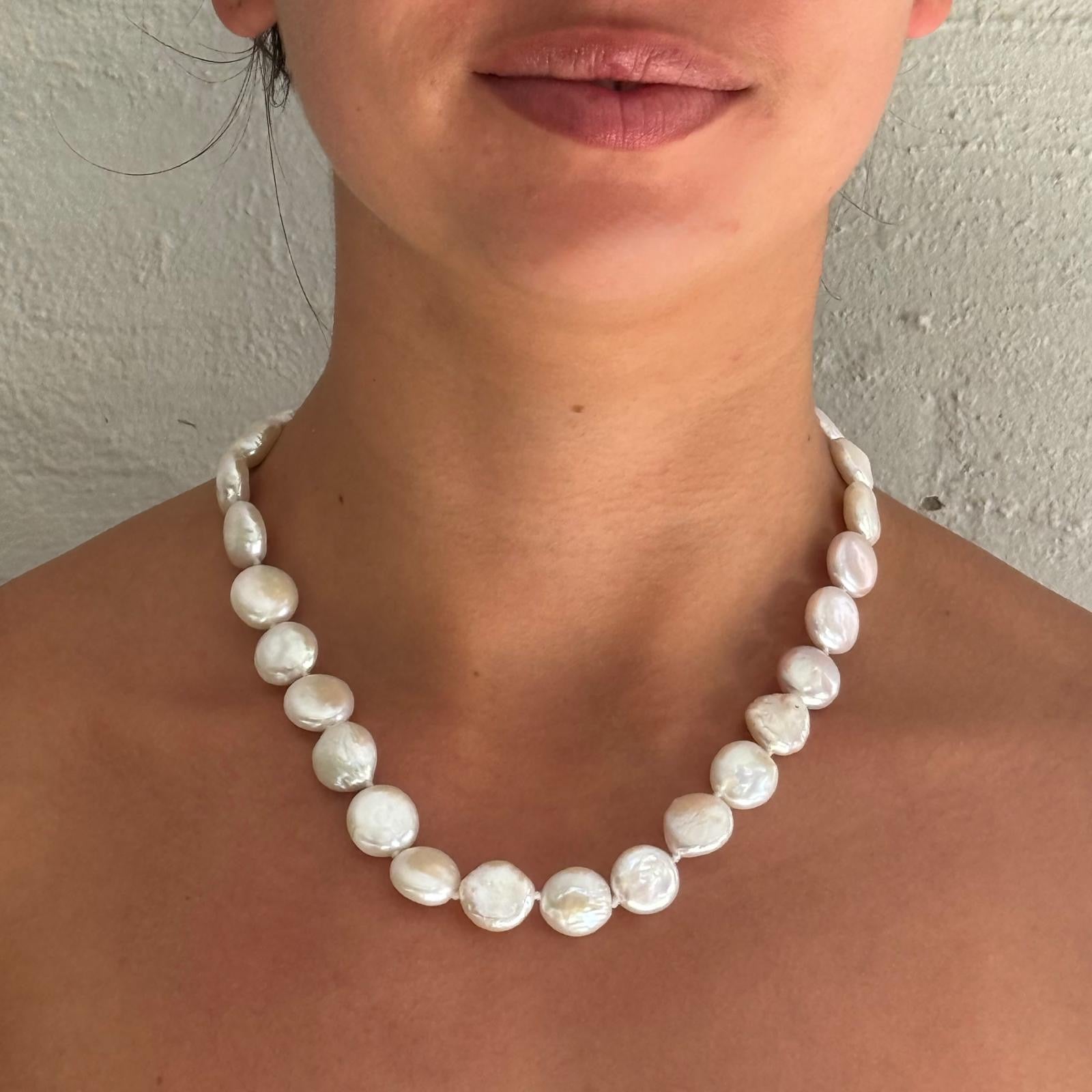Coin Pearl Necklace