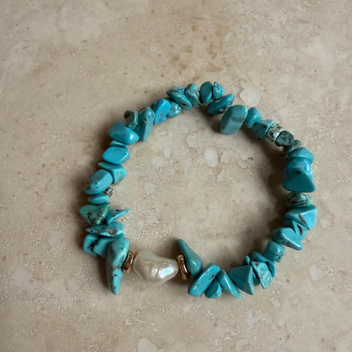 Oasis stone pearl Bracelet