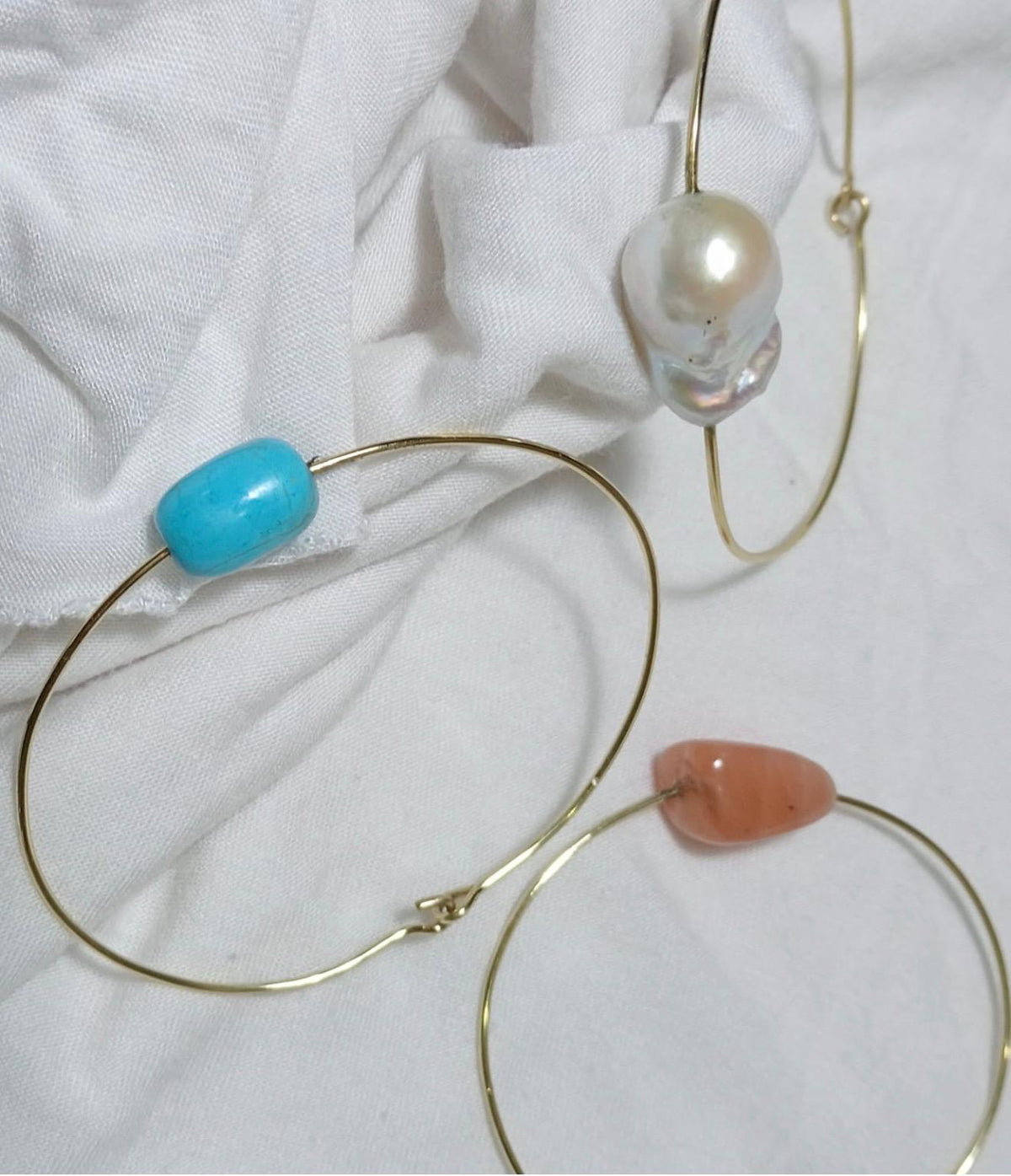 Gold Brass & Precious stone bangle