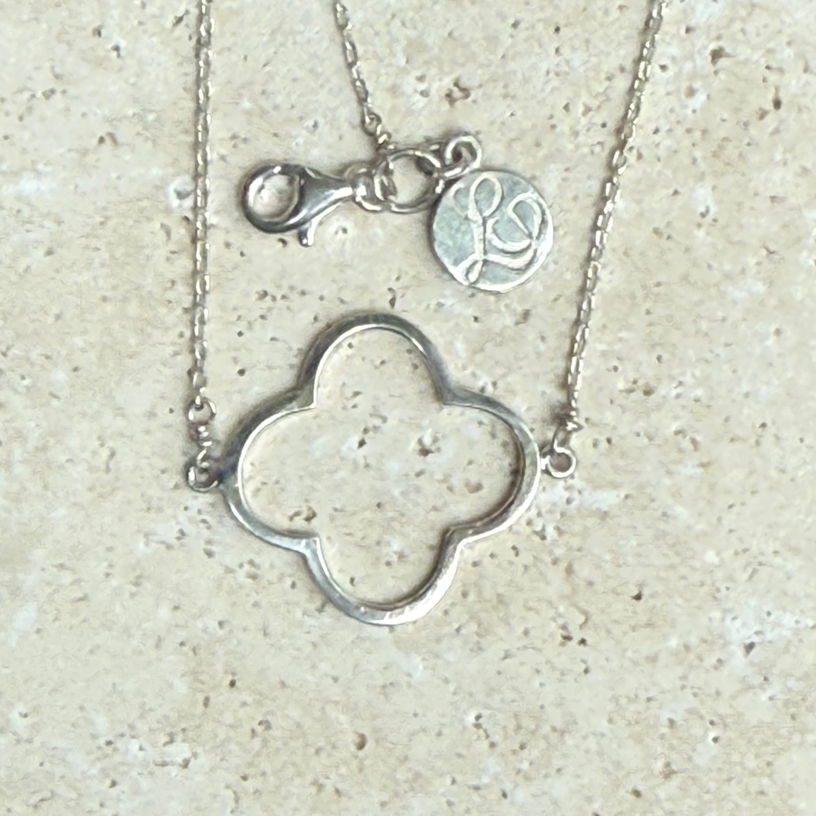 Four Leaf Clover - silver and gold