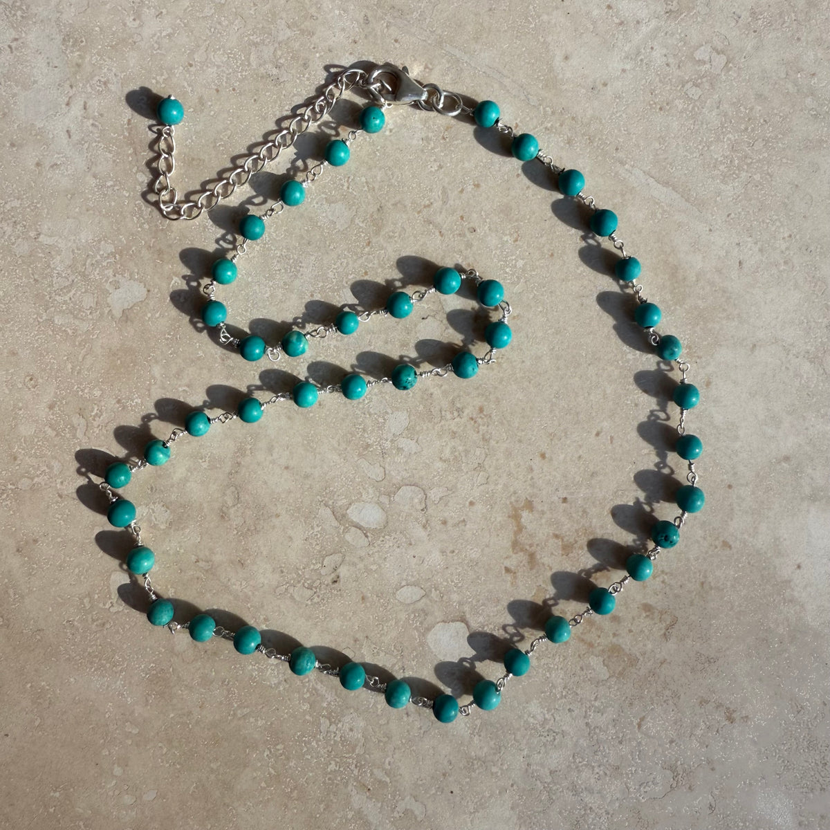 Turquoise Silver Necklace
