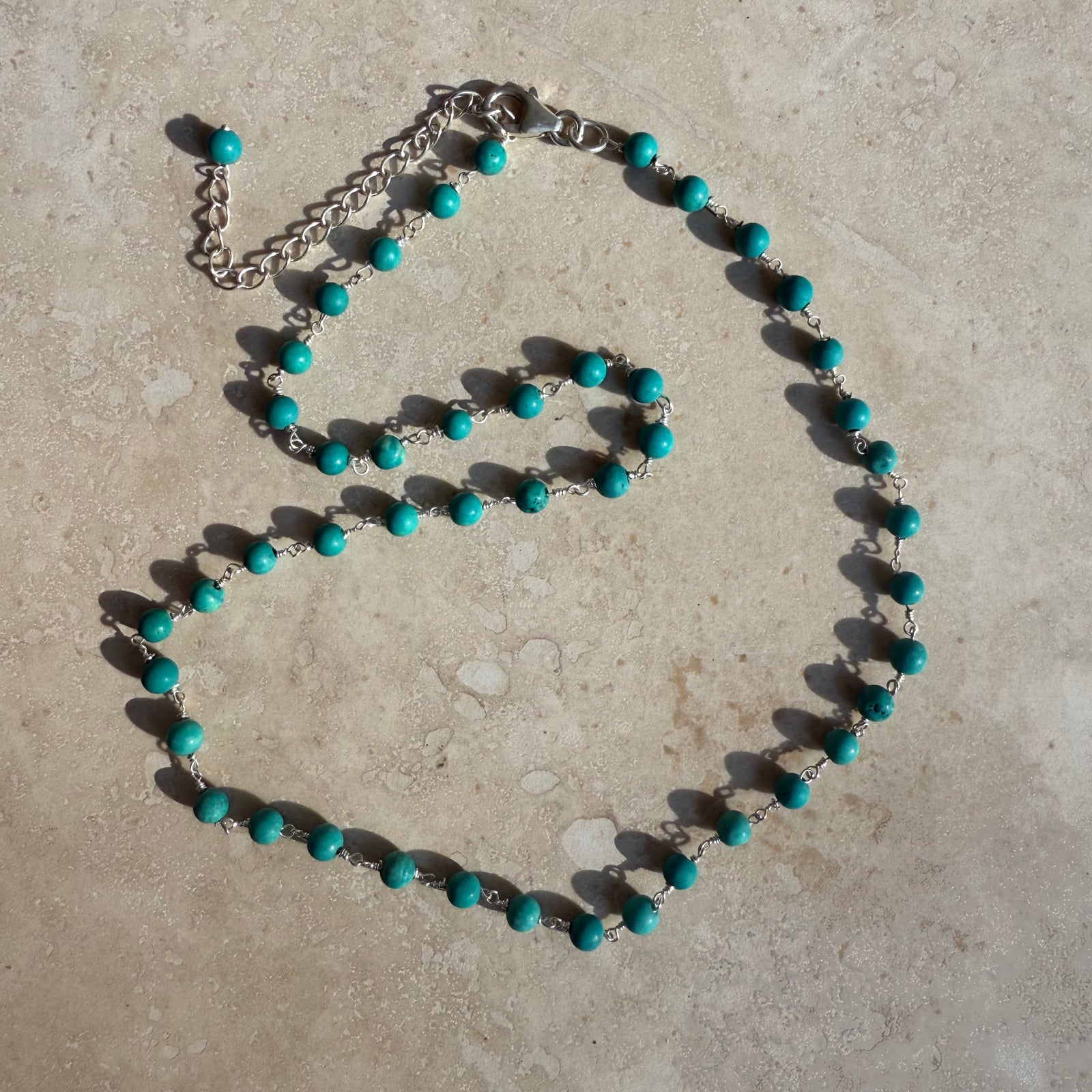 Turquoise Silver Necklace