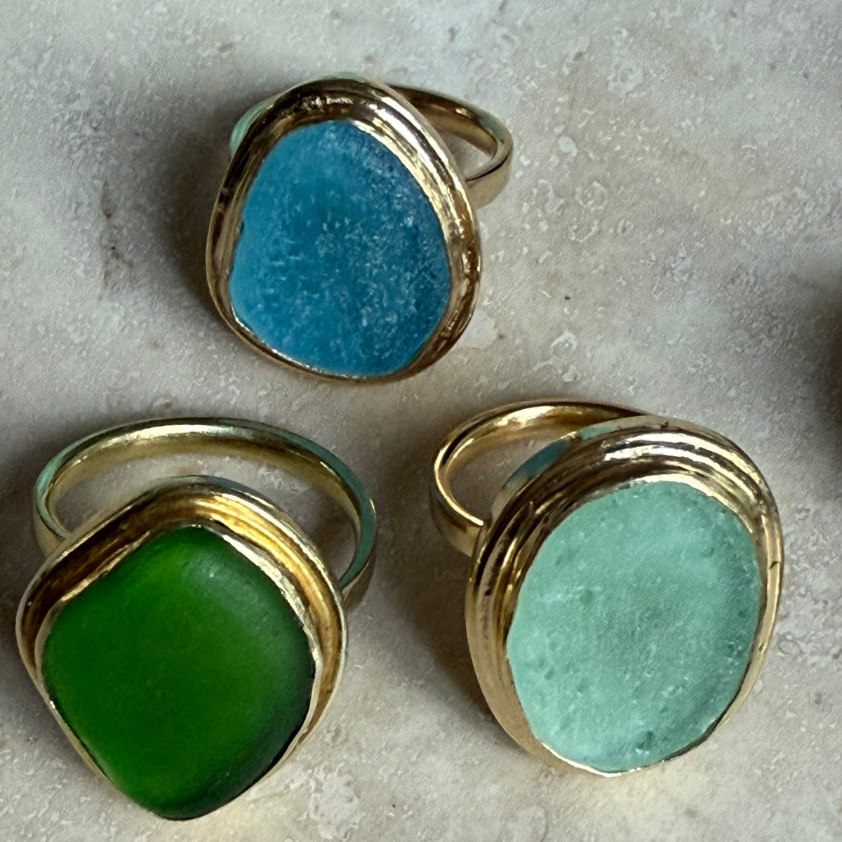 Boudi - Seaglass Adjustable Ring