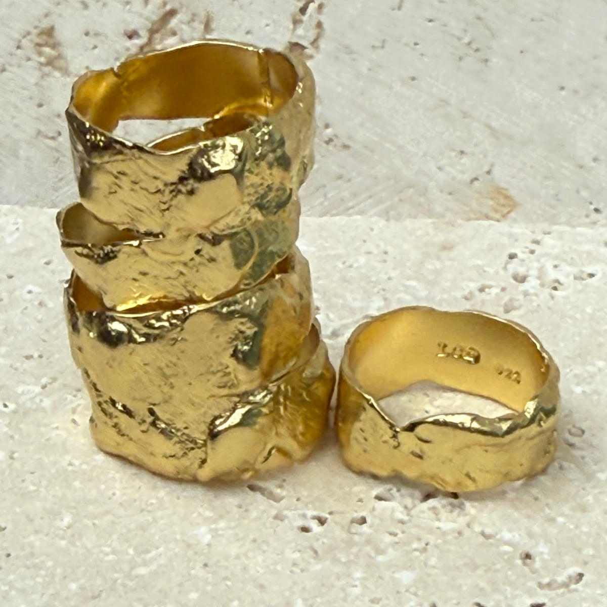 Gold Moon Ring