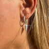 Silver Conical Shell Earring