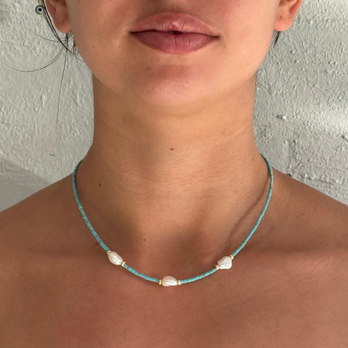 Blue Lagoon Pearl Necklace