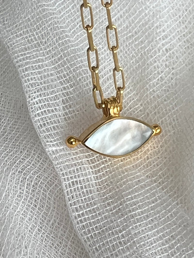 Mother of Pearl Marquise Necklace