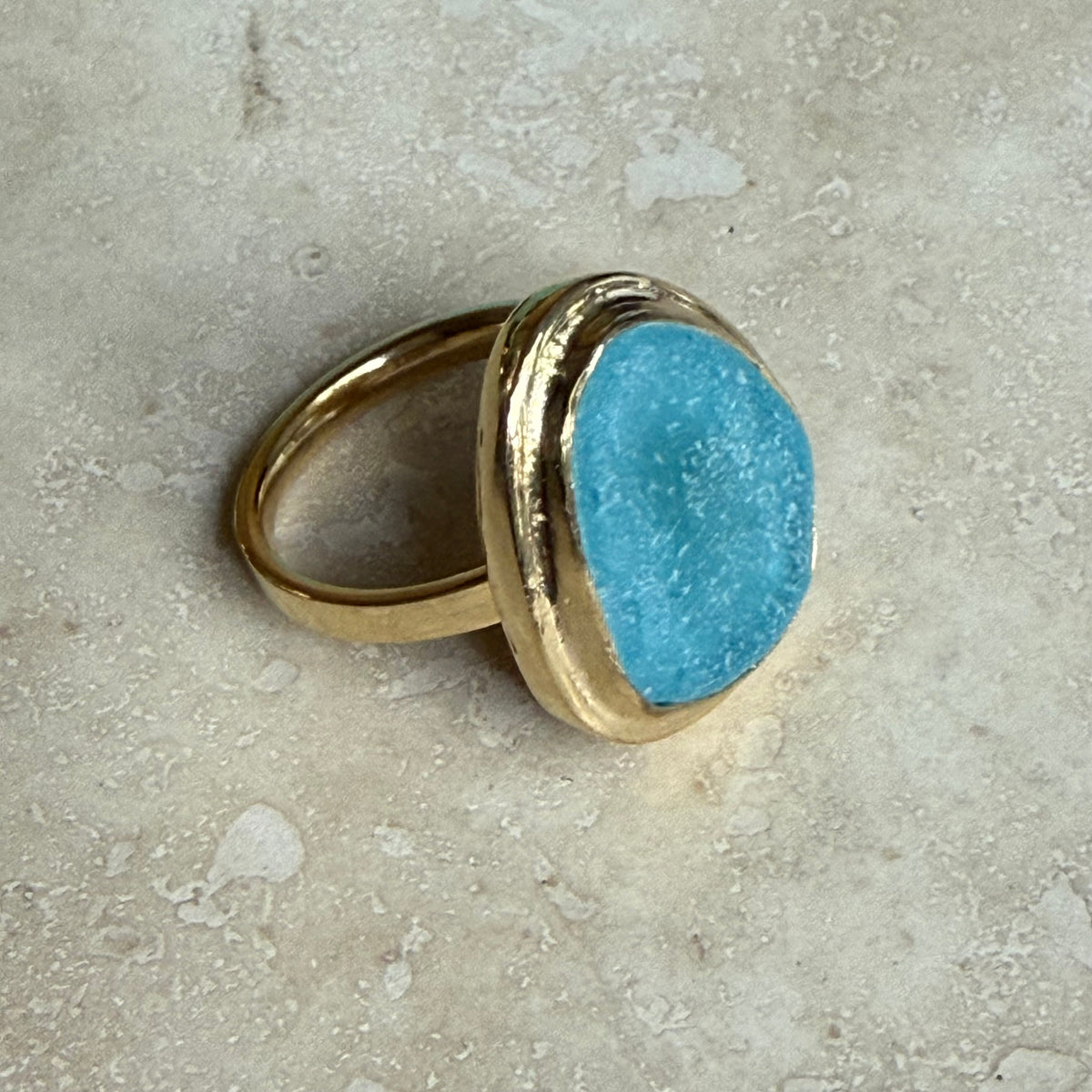 Boudi - Seaglass Adjustable Ring