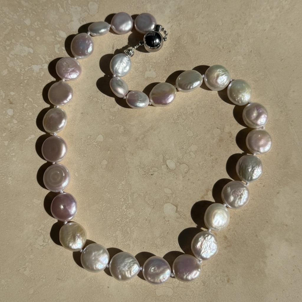 Coin Pearl Necklace