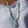 Pearl, Opal and Larimar Necklace