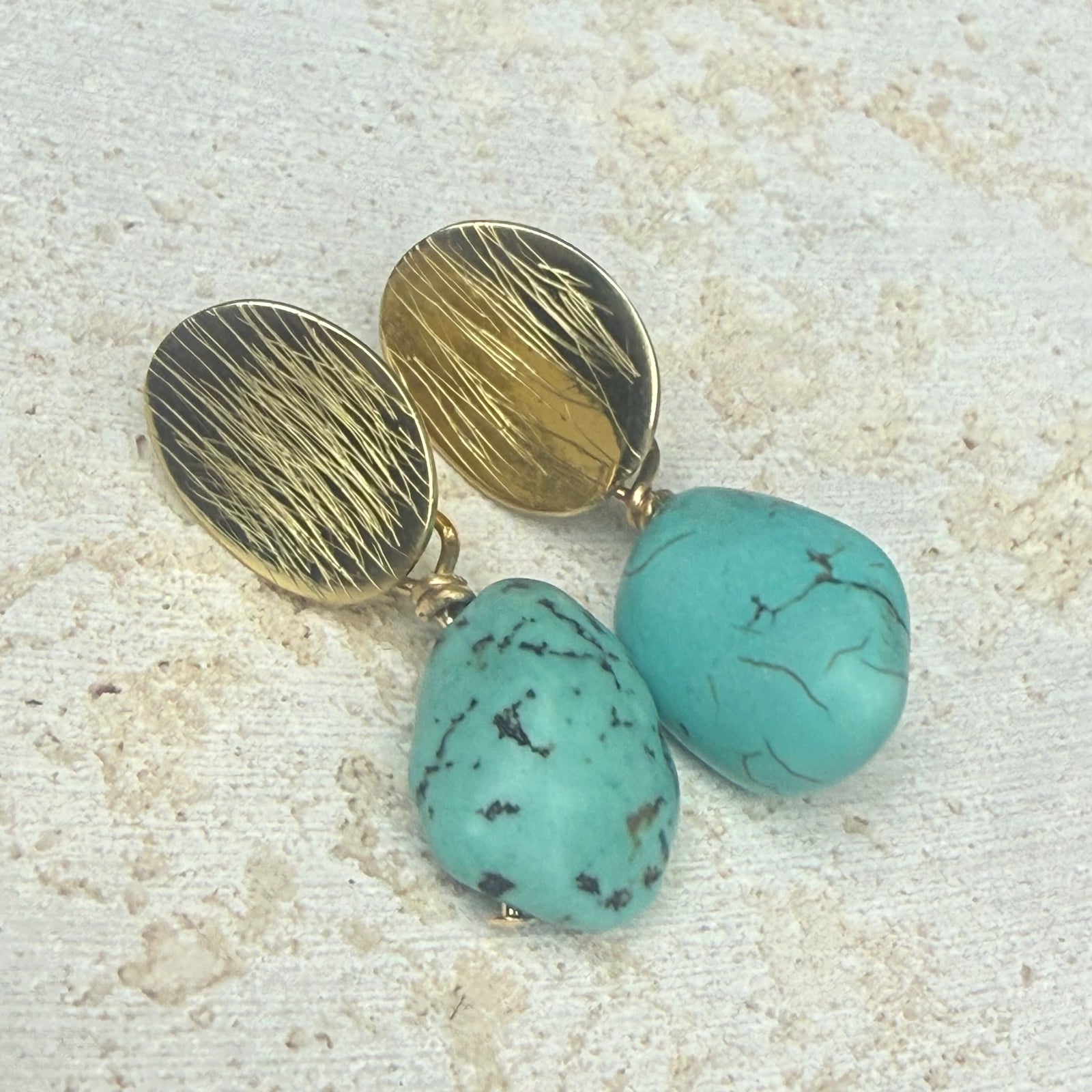 Stone Drop Earring