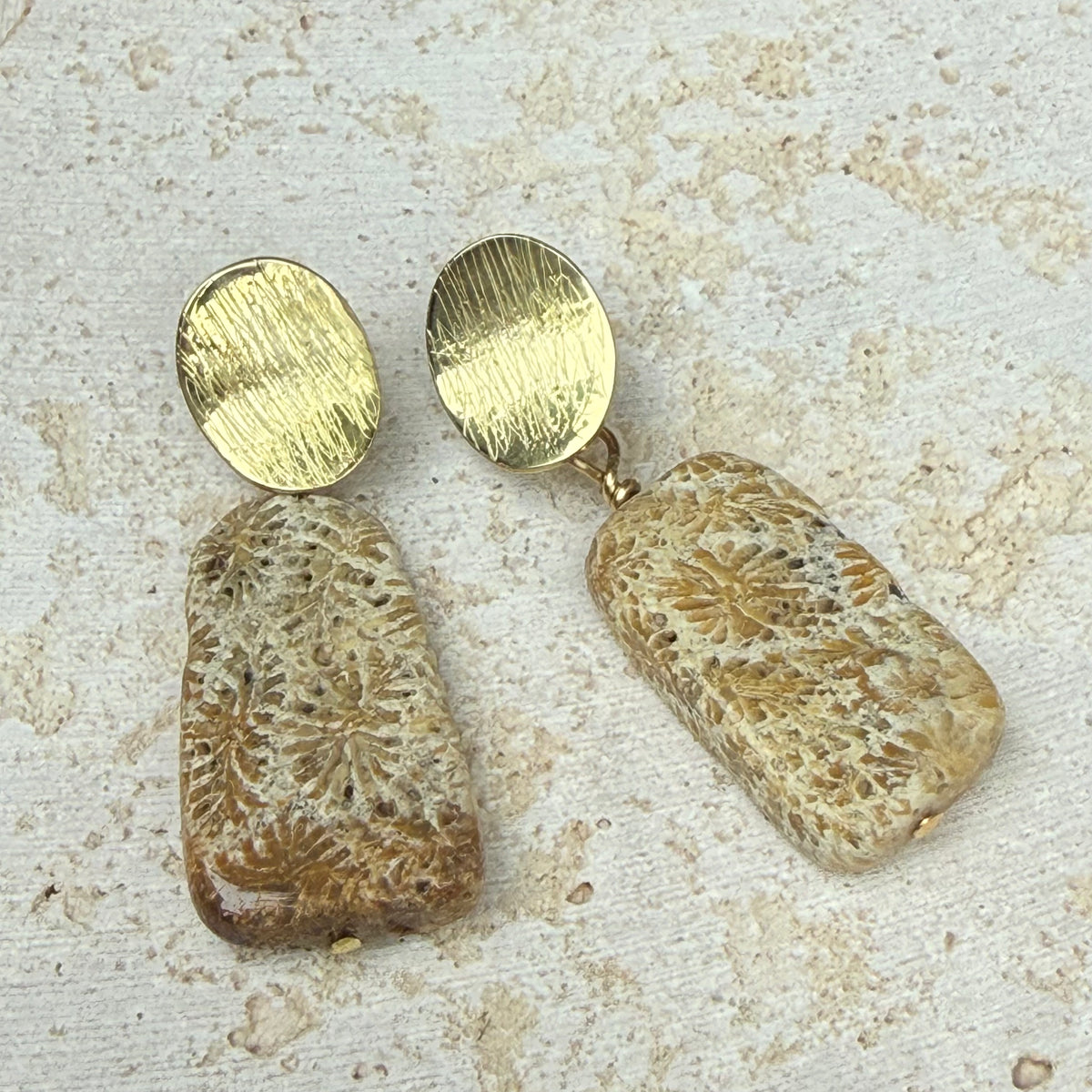 Stone Drop Earring