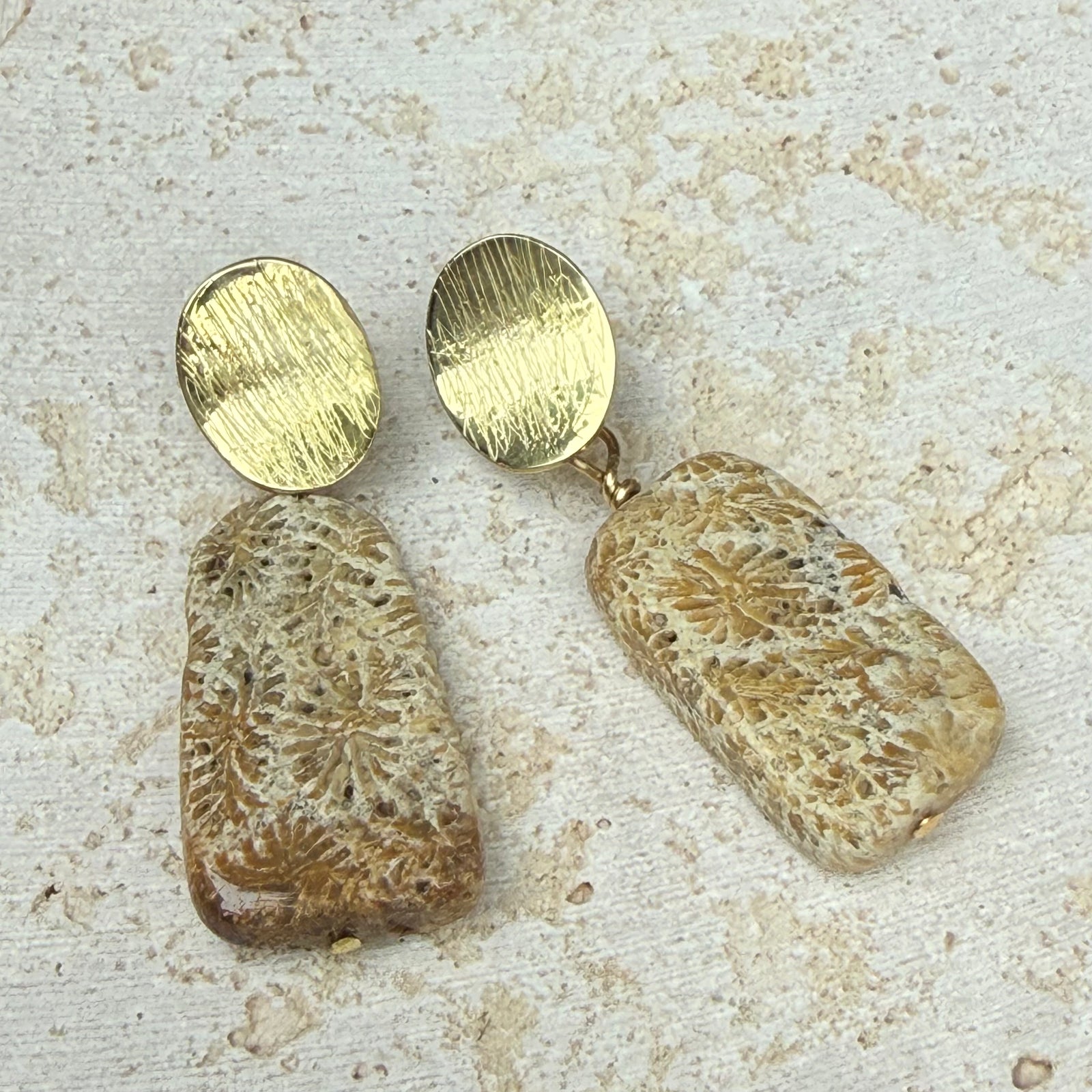 Stone Drop Earring