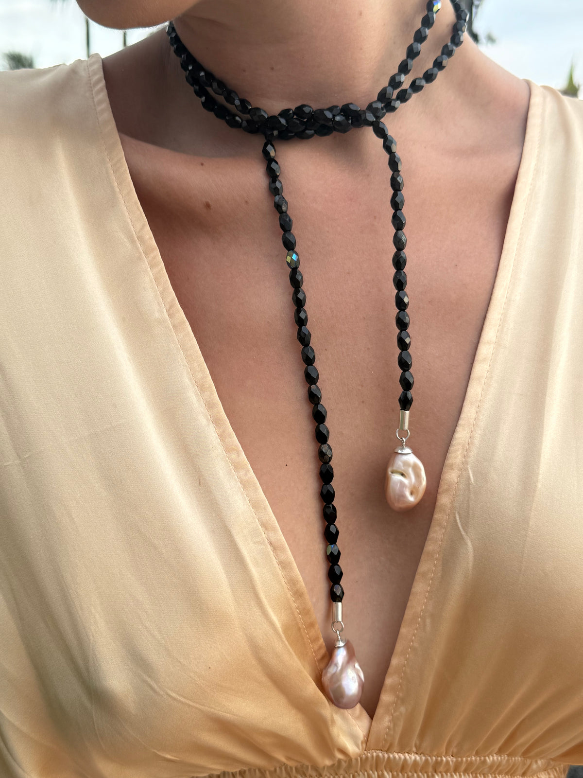 Baroque Pearl crystal Lariette