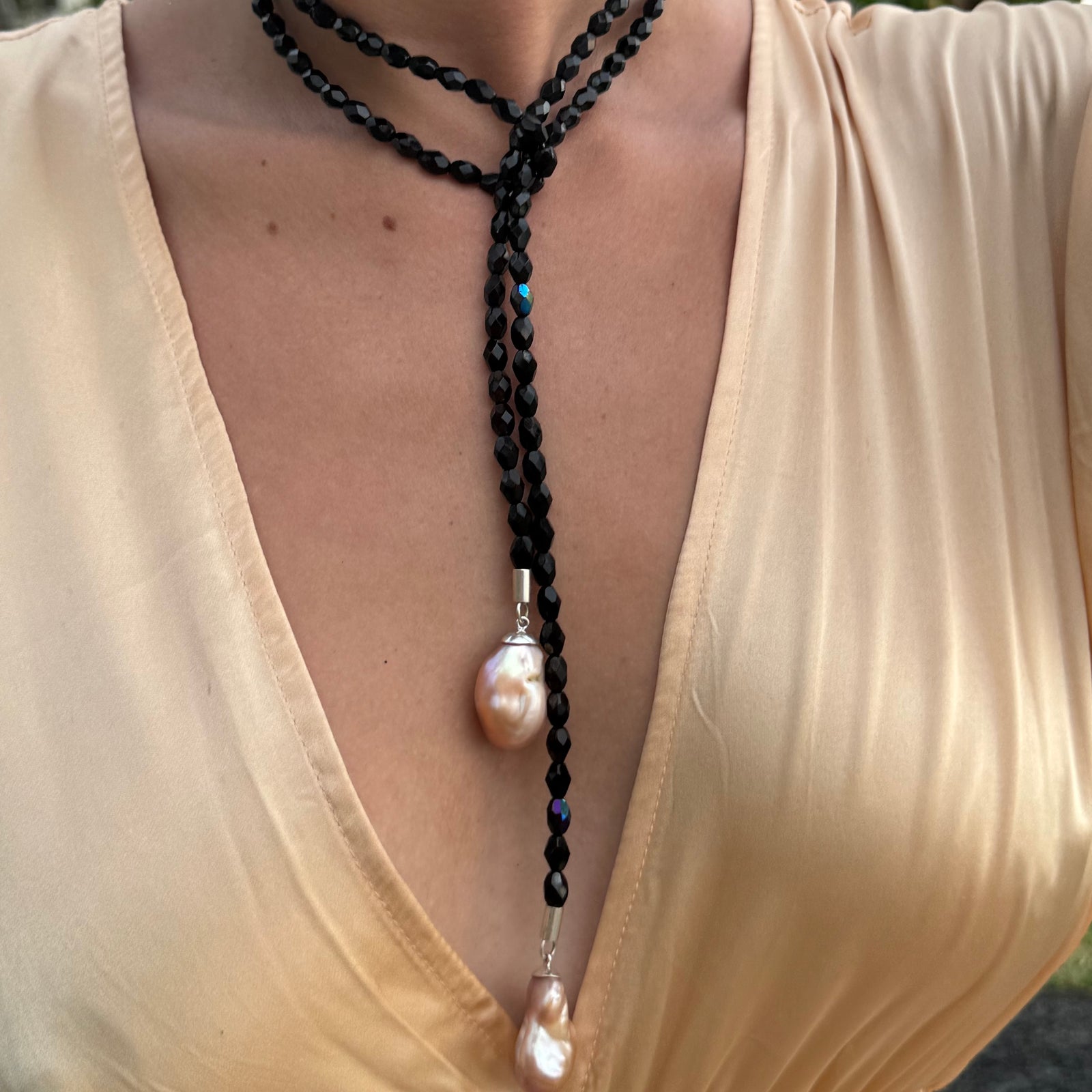 Baroque Pearl crystal Lariette