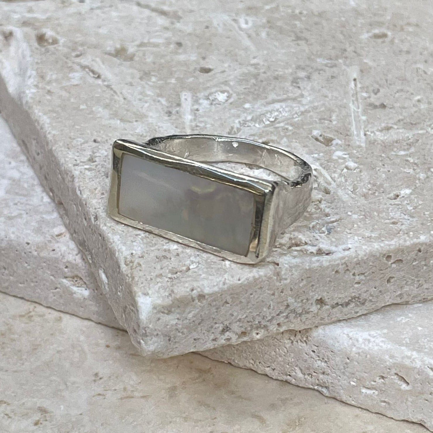PIANA - UNISEX SIGNET RING IN SILVER OR GOLD