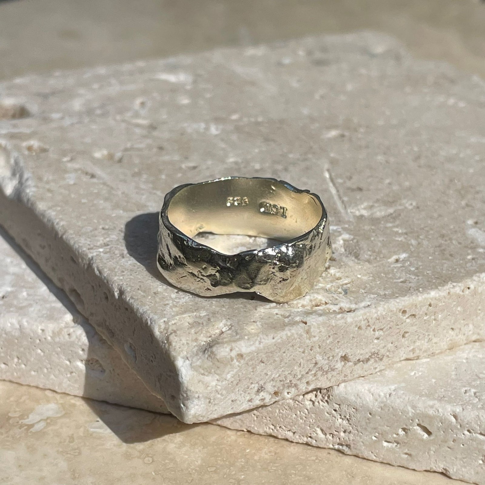 Silver Moon Ring