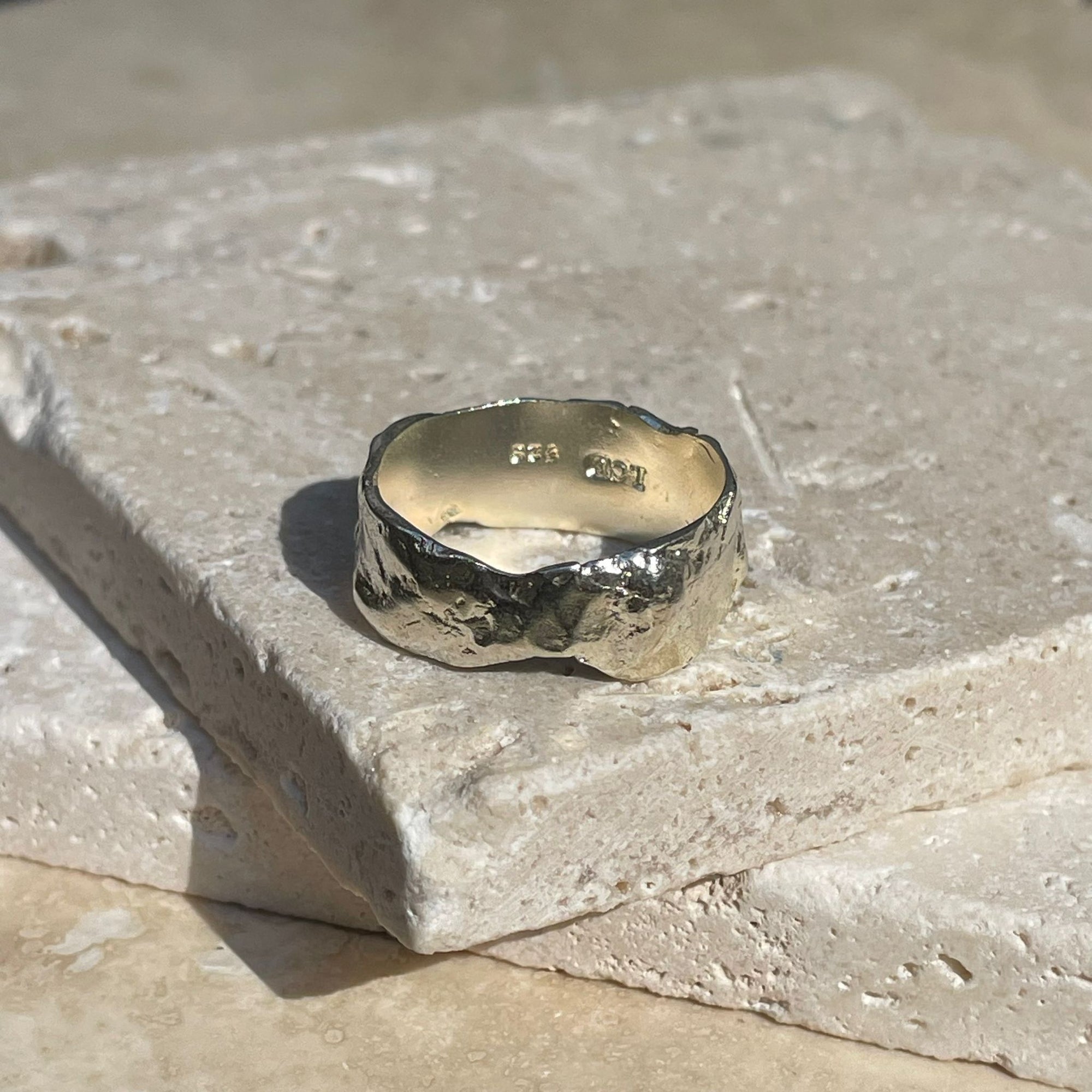 Silver Moon Ring