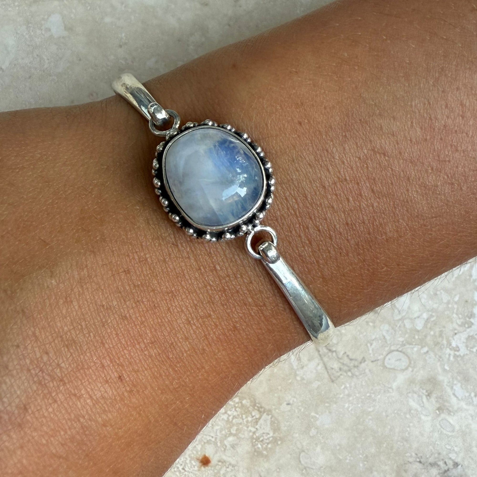 Moonstone Bangle