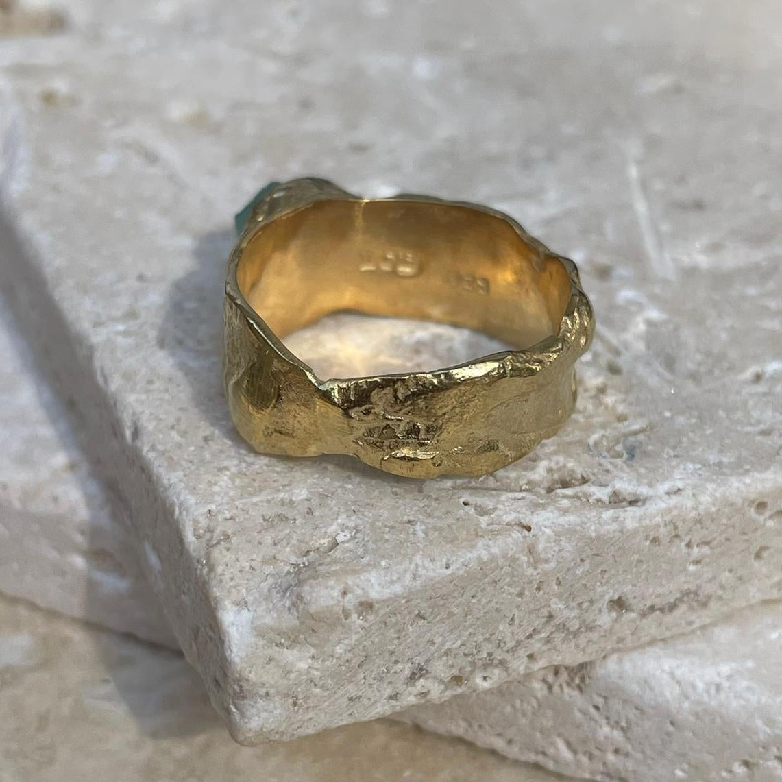 Gold Moon Ring