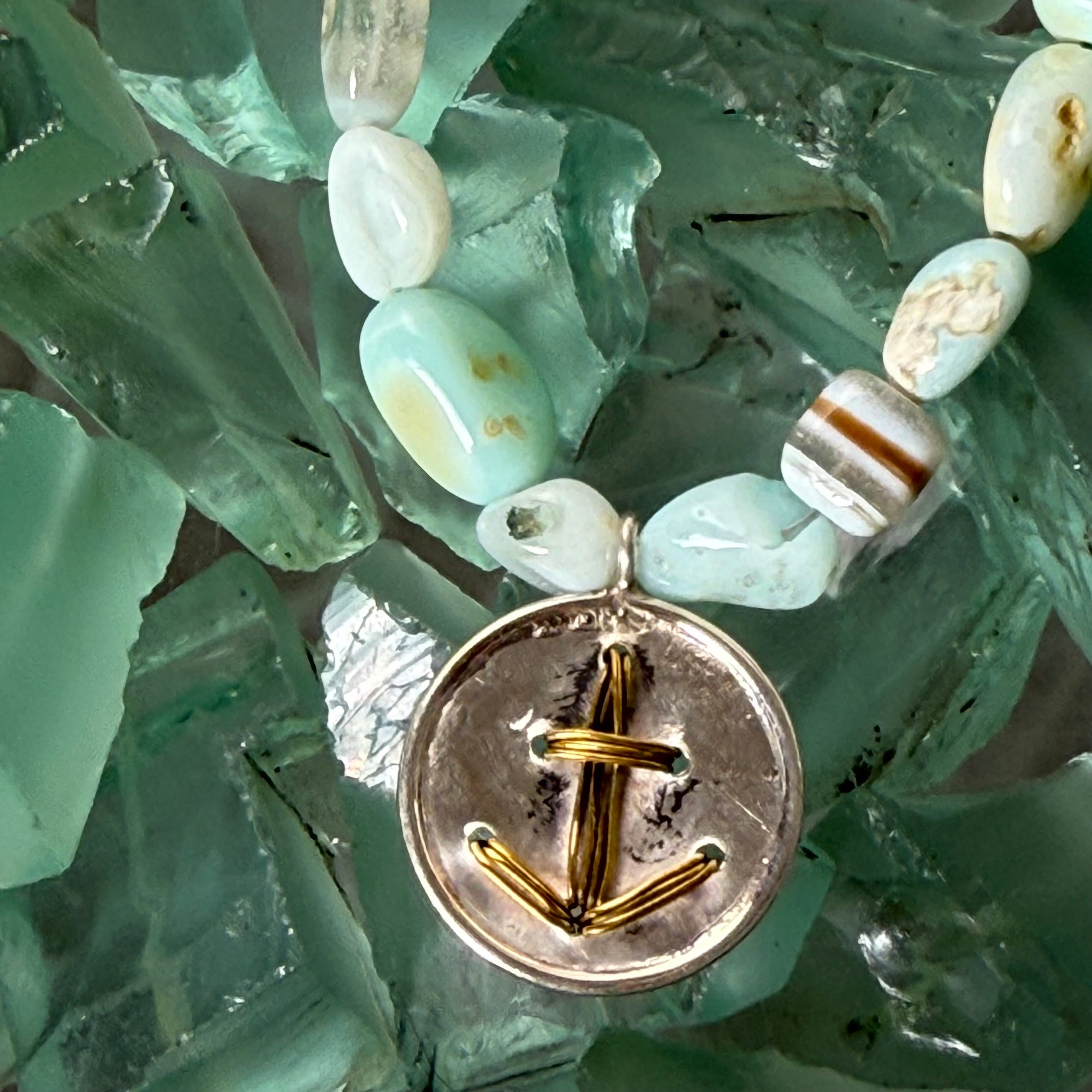 Peruvian Opal Necklace - choose pendant