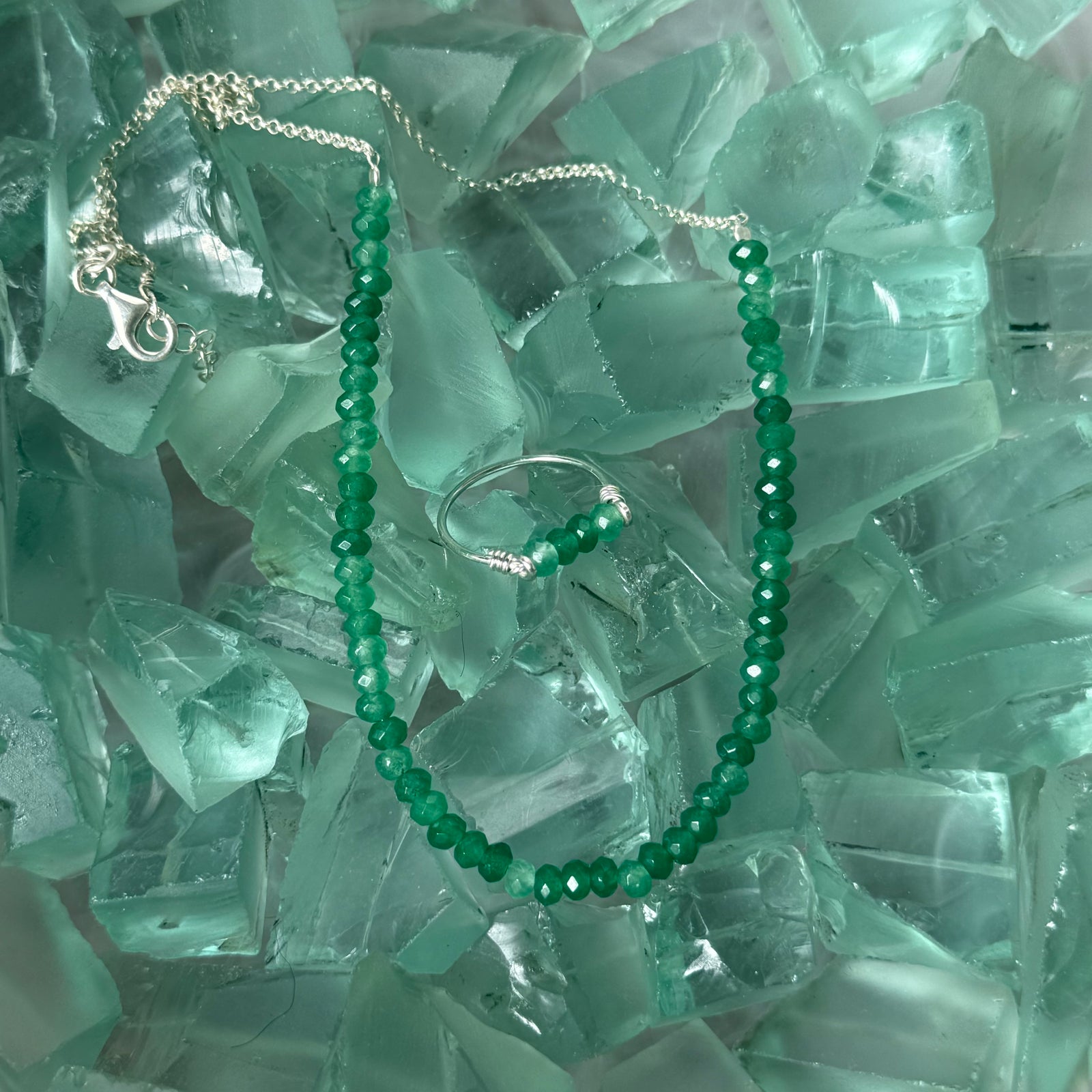 Gemstone and Chain Necklaces