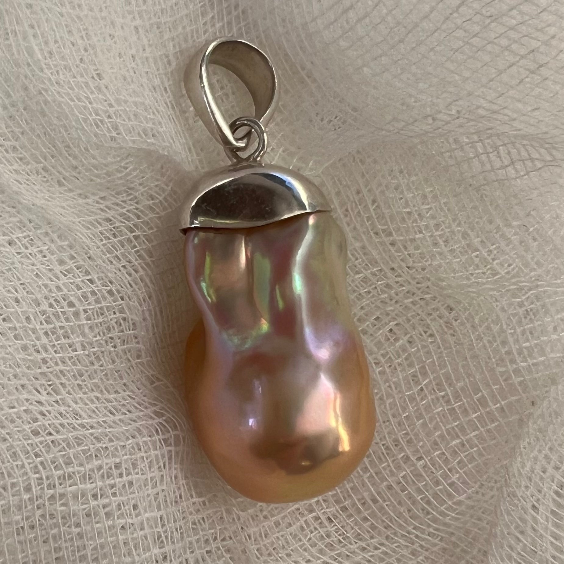 Mother of Pearl Organic Necklace