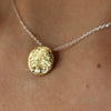 MOON NECKLACE IN SILVER OR GOLD