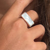 UNISEX SIGNET RING IN SILVER OR GOLD