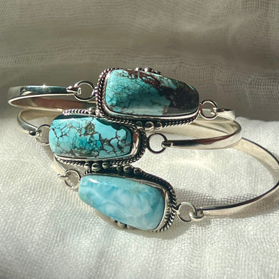 Turquoise Silver Bangle
