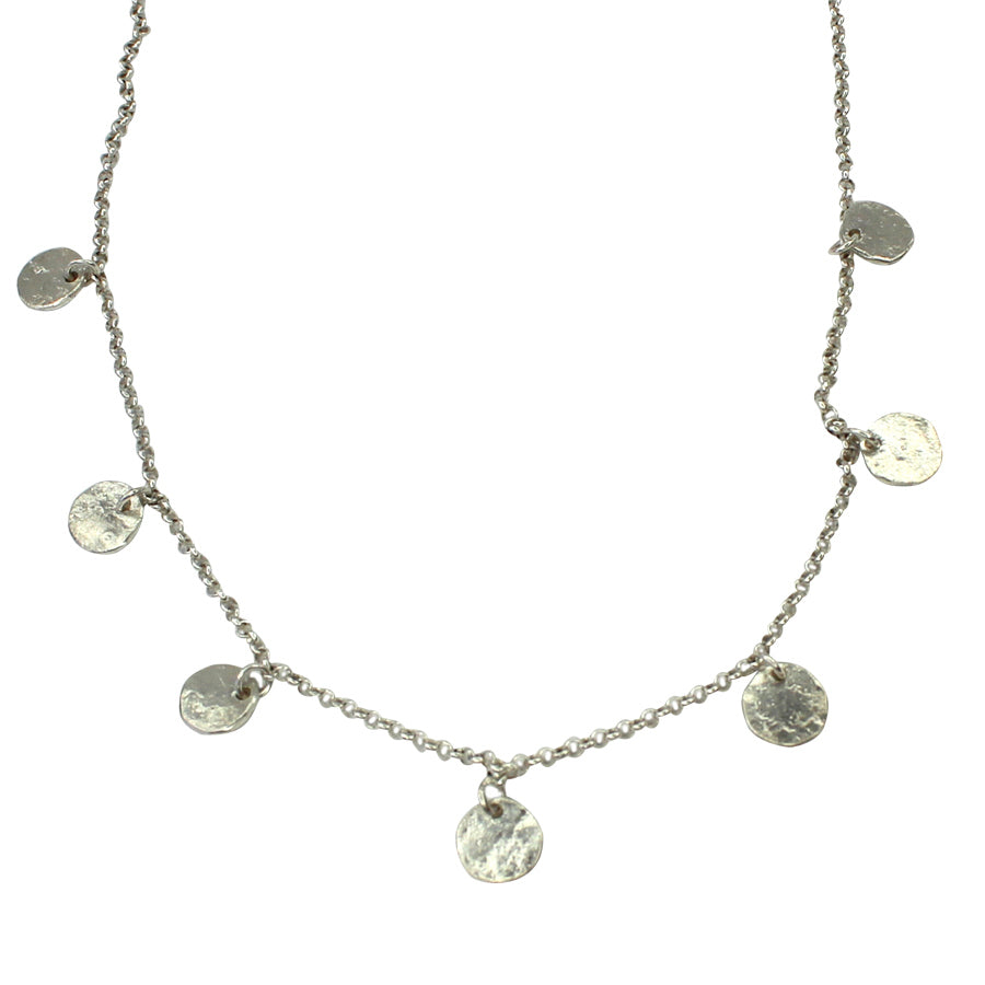 Silver Moon Glimmer Necklace